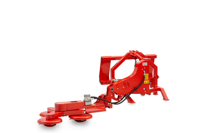 Косилка для окрашивания травы вдоль заборов